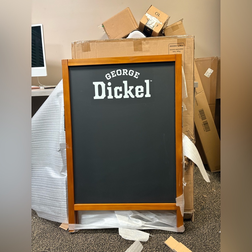 George Dickel Chalkboard Sign